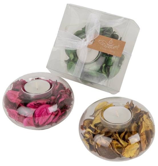 Bomboniera porta candela tealight con pot pourri  elegante 2025